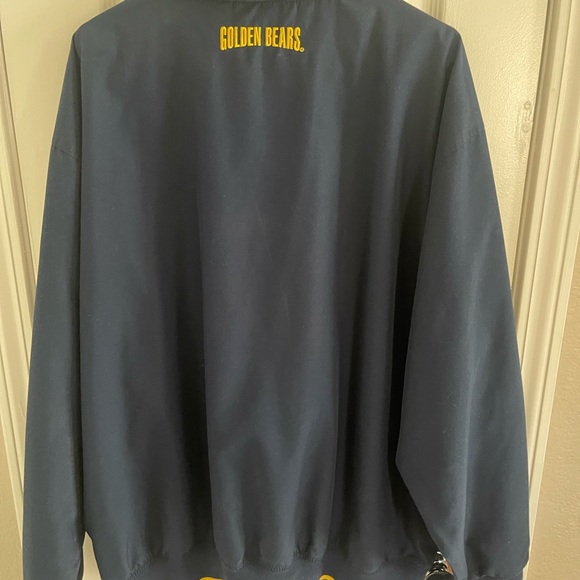 Mens University of California Berkley Quarter Zip Long Sleeve Wind Breaker - Picture 3 of 5